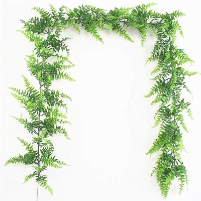 Dailygoods- Kunstplanten 190cm - Nep Klimop Bladeren - Kunstmatige Wijnstokken - Opknoping Planten - Slinger/Krans - Voor Bruiloft Decoratie - Nepplanten