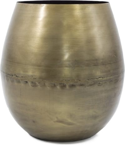 Vaas metaal 23x31.5x32.5cm