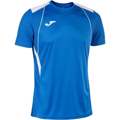 Joma Championship Vii T-shirt Met Korte Mouwen Blauw 11-12 Years Jongen