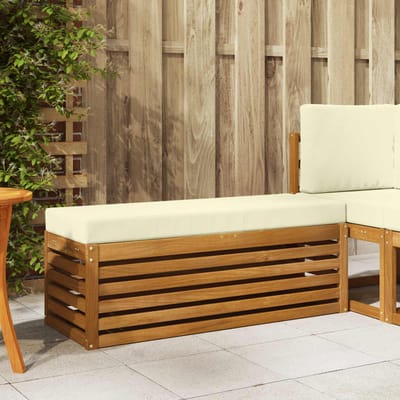 vidaXL - Buitenstoel - Bank - Massief - Acacia - Hout - Naturel