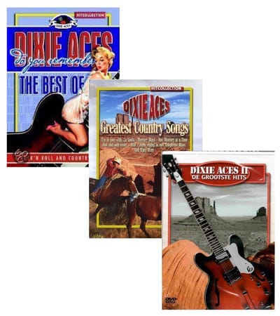 Dixie Aces 3 dvd set The Best of, De Grootste Hits, Greatest country songs