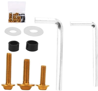 Dailygoods- Kuip Bout Kit 158 Stuks - Universele Kuip Schroeven - Motorfiets Schroeven - Motorfiets Voorruit - Eenvoudig te Installeren - ABS/Aluminium Materiaal