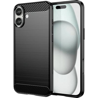 Mocaa Apple iPhone 16 Plus Schokbestendig Hoesje Zwart