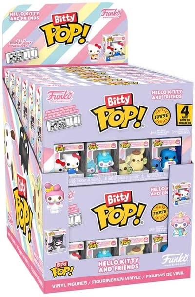 Funko Bitty Pop Sanrio speelgoedfiguren 4-pack verzamelfiguren.