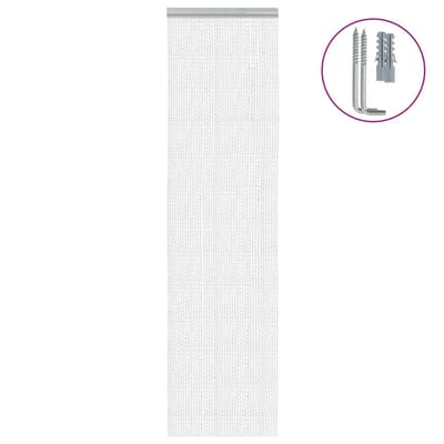 vidaXL - Vliegengordijn - kettingen - 56x186 - cm - aluminium