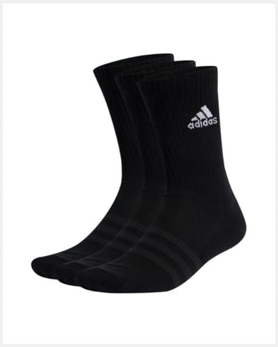adidas Sportswear Gevoerde Sokken 3 Paar - Unisex - Zwart- 40-42