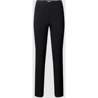 Stoffen broek met smalle pasvorm van crêpe