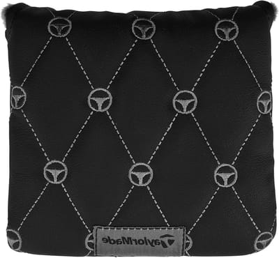 Putter Headcover - Golf Putterhoes - Club Bescherming - Gewatteerd Patroon - 5.2 x 5.2 cm - Zwart