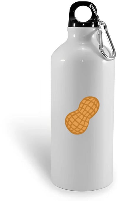Hacebo® - Pinda's waterfles - Pinda - Liefhebbers van eten - Peulvruchten - noten - water fles - 400ML