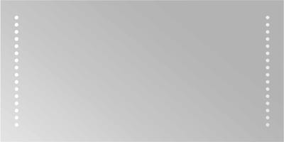 vidaXL - LED - Badkamerspiegel - Doorzichtig - 60 - x - 30 - cm - gehard - glas