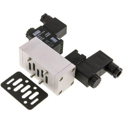 5/2 ISO 5599-1 Bi-Stabiel Magneetventiel 230V AC 2-10bar/28-140psi Airtec