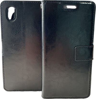 Portemonnee Book Case Hoesje Geschikt voor: Samsung Galaxy A01 Core (2020) - Zwart