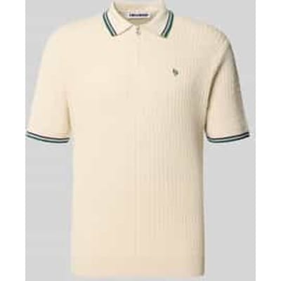 slim fit poloshirt in brei-look