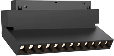 48V Magnetische Lineaire LED Bar - Brinton Magni Smart - Tuya Smart Tracklight - Dimbaar - 12W 1020lm 24D - Aanpasbare Lichtkleur 3000K-4000K-6000K - Kantelbaar Zwart