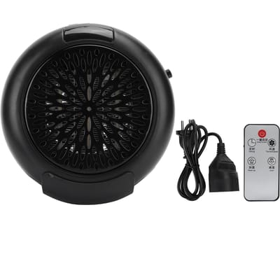 900W Ventilator Kachel Mini Thuis Elektrische Verwarming Warme Lucht Ventilator voor Kantoor Kamer black
