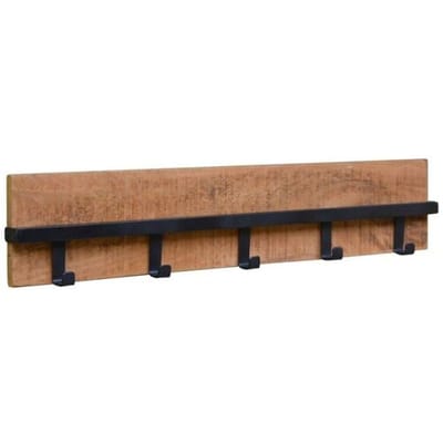 Brix - Kapstok Brix Ethan - Mangohout en Gecoat Staal - 6x75x15
