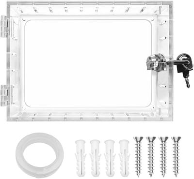 Allecto - Thermostaat Lock Box - Thermostaatbeschermers - Transparant acryl - Voor thuisgebruik - Geschikt voor woningen, restaurants, scholen, hotels