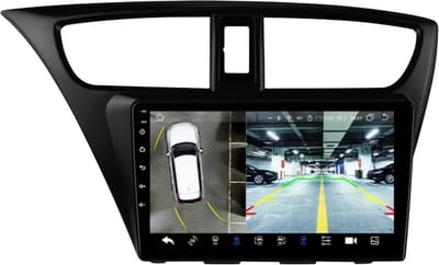 Autoradio met bluetooth - Carplay - Voor Honda Civic 9 (2012-2017) - Geschikt voor Apple en Android - Stereo - Navigatie - Navigatiesysteem auto