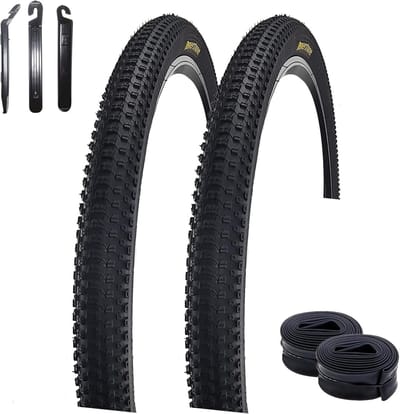 Set van 2 Fietsbanden 27,5 inch (54-584) incl. Binnenbanden en Bandenlichters
