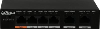 Switch Dahua DH-PFS3006-4ET-60 Black