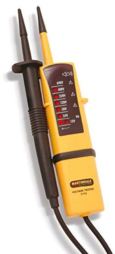 Spannings- en Doorgangstester tot 690 V met AC/DC Detectie