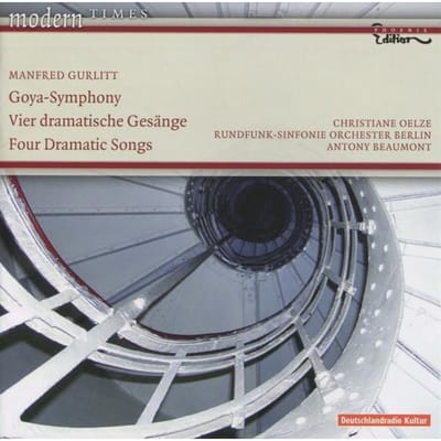 CD MANFRED GURLITT, RUNDFUNK-SINFONIE  - Gurlitt: Goya-Symfonie / Vier Drama 114 Phoenix Edition 2008 Australië Klassiek Gebruikt gray