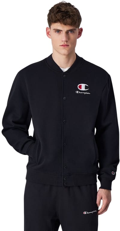 Champion Bomber Sweatshirt Heren Zwart - Maat L