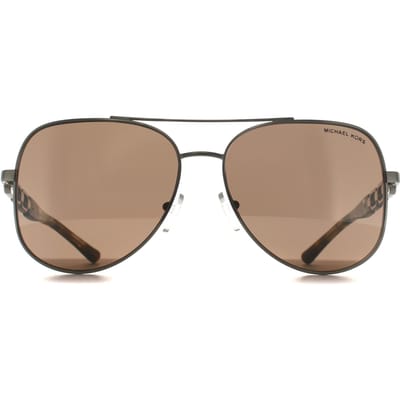 Michael Kors MK1121 Chianti 10147P licht goud bruin goud spiegel zonnebril