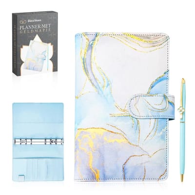 DecoVeen® Budgetteren met Geldmapjes - Huishoudboekje – Budget Binder – Budgetplanner Invulboekjes - Kasboek Huishoudboek – Uitgaven Boekje - Invulboekjes - Kasboek - Budgetteren - Inclusief Gratis Pen