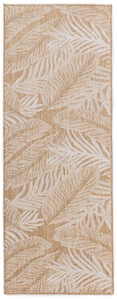 Jute balkonkleed - Borealis beige/crème 67x180