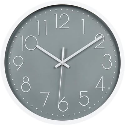 Sensahome Wandklok - Minimalistische Design - Stille Uurwerk - Diameter 30cm - TM20050-4