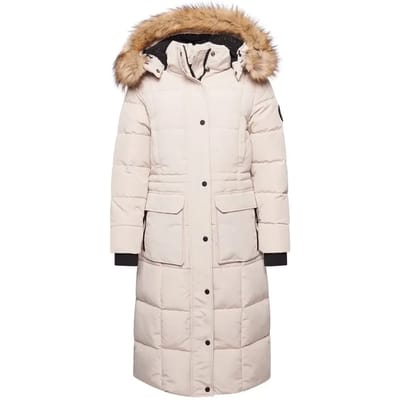 Superdry - Lange Everest pufferjas - Dames - Gewatteerde jassen