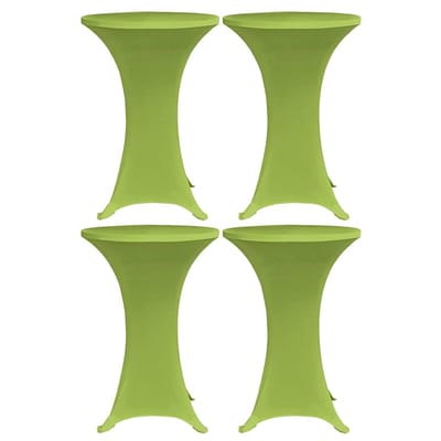 vidaXL - Tafelhoes - stretch - 4 - st - 70 - cm - groen