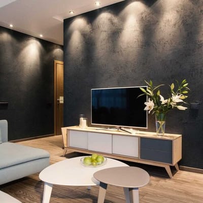 6x HOFTRONIC Porto - Badkamer inbouwspots LED - IP44 Waterdicht - Verwisselbare GU10 - Dimbaar - 5 Watt 400 Lumen - 4000K Neutraal wit - Zwart - Ronde plafondspot Ø 73 mm - Spotjes verlichting voor buiten en binnen