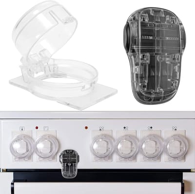 Veilige Knopbeschermers en Oven Kinderbeveiliging, 7 stuks voor Kookplaten en Ovens