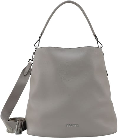 Bogner Schoudertas Pontresina Jessi Hobo Bag Lightgrey Beige