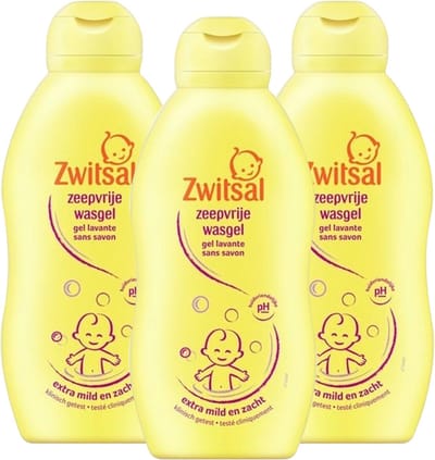 Zwitsal - Zeepvrije Wasgel - 3 x 200 ml - Voordeelverpakking