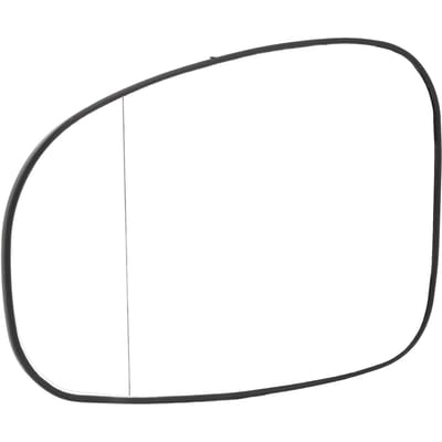 Rétroviseur Chauffant Dégivrage Visibilité Améliorée Verre de Rétroviseur Extérieur Haute Clarté pour Prius 2009 à 2015 Gauche white