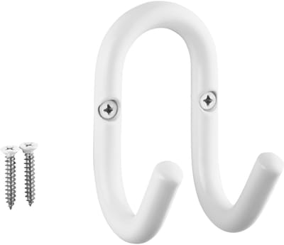 SOTECH jashaak FARA 88 x 51 mm staal witte jashaak wandkapstok jashaak hanger