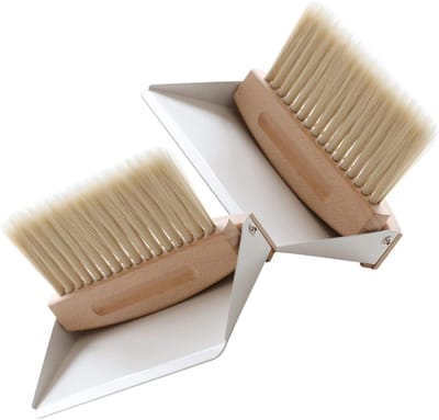Mini Bezem Stofblik - Reinigingsset - Detail Reiniging - Compact Ontwerp - 2 Stuks - Diverse Kleuren