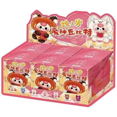 Baby Drie Cupido Serie Pluche Blind Box Schattige Cartoon Metgezel Pop Prachtige Tas Hanger Speelgoed Verrassing Mysterie Box Koppel Cadeaus