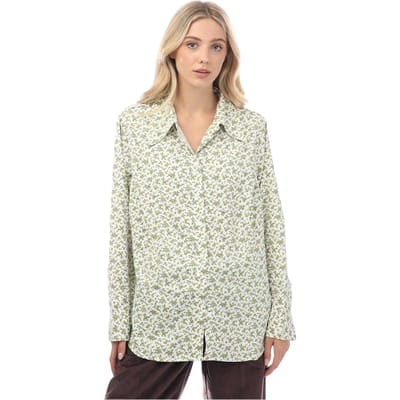 Levis Maeve Elodie bloemenblouse voor dames (Mosgroen)