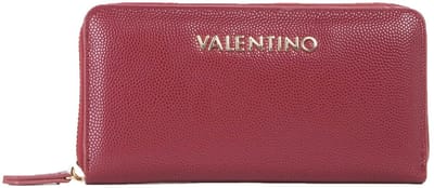 VALENTINO portemonnee Divina Zip Around Wallet Bordeaux wijnrood