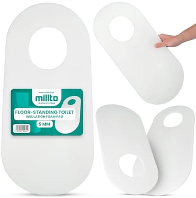Geluiddempende Mat voor Toilet Bidet - 5mm Geluidsisolatie Mat - Hoogwaardige Foam Mat