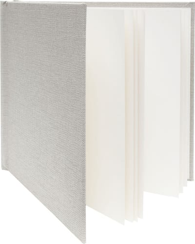 Deknudt Frames fotoalbum A66DF7 20SI - grijs - linnen look - 30x30 cm