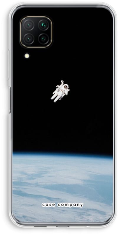Case Company® - Hoesje geschikt voor Huawei P40 Lite hoesje - Alone in Space - Soft Cover Telefoonhoesje - Bescherming aan alle Kanten en Schermrand