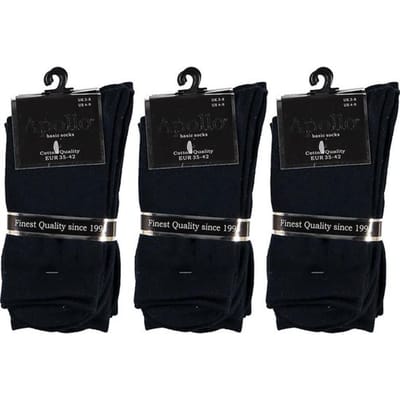 Apollo 9P Sokken Marine Blauw - Maat 35-42