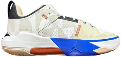 Jordan - One Take 5 Q54 - Sportschoenen - Mannen - Wit/Blauw/Beige - Maat 38