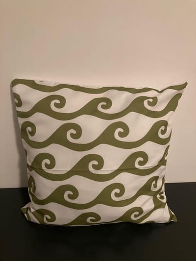 Nordic Geometry Collection Kussenhoes – Olive Green Edition - 45x45 cm