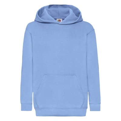 Fruit of the Loom Kinderen/Kinderen Classic Hooded Sweatshirt (Hemelsblauw)